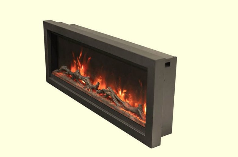 100″ Black Semi - Flush Mount Surround - REMII - FireplacesProRemiiElectric Fireplace Surround