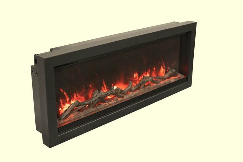 100″ Black Semi - Flush Mount Surround - REMII - FireplacesProRemiiElectric Fireplace Surround