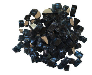 1/2" Charcoal Reflective Fireglass - 5lbs - AMANTII - FireplacesProAmantiiElectric Media Kit