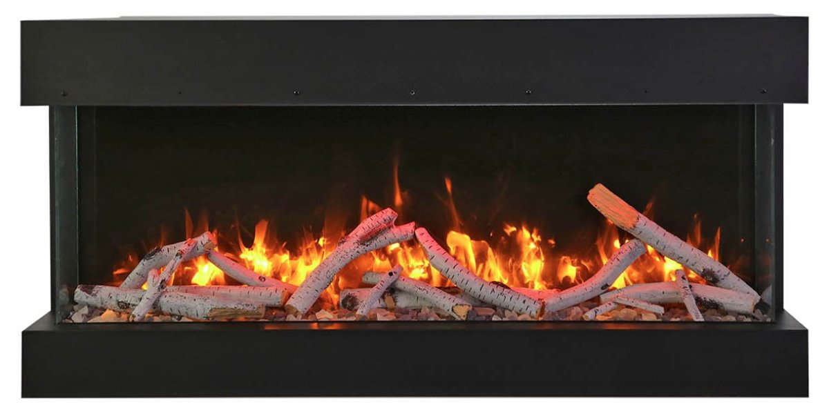 30 - BAY - SLIM – 3 Sided Electric Fireplace - REMII - FireplacesProRemiiElectric Fireplace