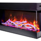 30 - BAY - SLIM – 3 Sided Electric Fireplace - REMII - FireplacesProRemiiElectric Fireplace