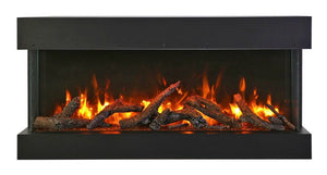 30 - BAY - SLIM – 3 Sided Electric Fireplace - REMII - FireplacesProRemiiElectric Fireplace