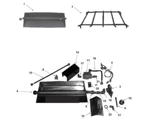 30" Safety Pilot Hearth Kit - Liquid Propane - 60,000 BTU/Hour Input - SP30LP - MAJESTIC - FireplacesProMajesticHearth Kit