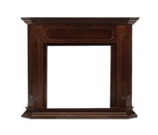 300 Size Barrington Wood Mantel, Dark Walnut Finish - BWC300 - DW - A - MAJESTIC - FireplacesProMajesticWood Cabinet