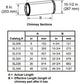 36" (915mm) Stainless steel Pipe Section - SL336 - MAJESTIC - FireplacesProMajesticVent Pipe Components