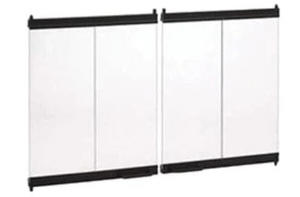 Superior - 36" Standard Bi-Fold Door, Black - BDB36