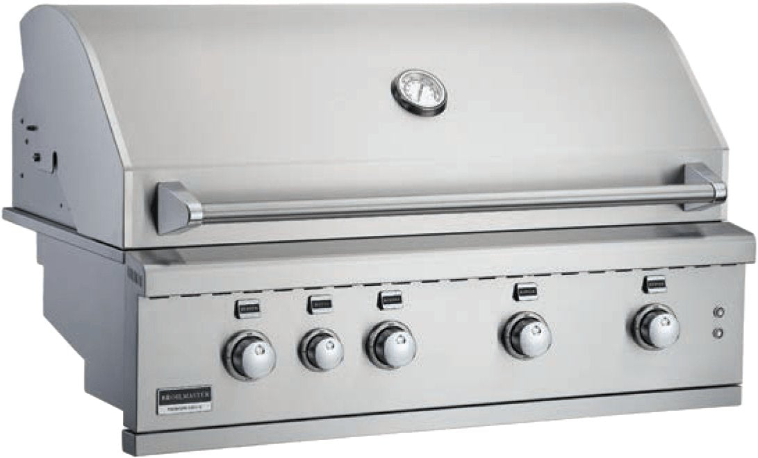 42" Stainless Built - in Gas BBQ Grill - 4 Bow Tie burners - 18,000 BTUs each - Designed to Fit BBQ Island or BBQ Cart - BROILMASTER - FireplacesProBroilmasterBuilt in Grill