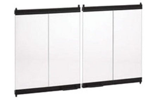 Superior - 42" Standard Bi-Fold Glass Door, Black finish - BD42