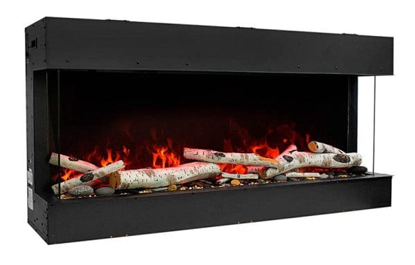 60 - Bay - SLIM – 3 Sided Glass Electric Fireplace - REMII - FireplacesProRemiiElectric Fireplace