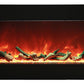 60 - Bay - SLIM – 3 Sided Glass Electric Fireplace - REMII - FireplacesProRemiiElectric Fireplace