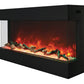 60 - Bay - SLIM – 3 Sided Glass Electric Fireplace - REMII - FireplacesProRemiiElectric Fireplace