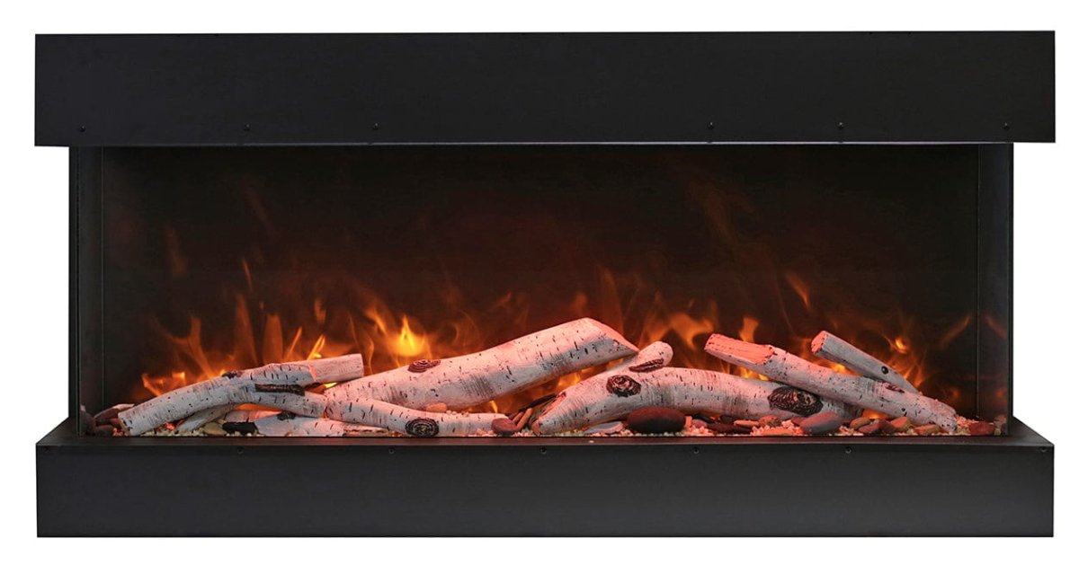 60 - Bay - SLIM – 3 Sided Glass Electric Fireplace - REMII - FireplacesProRemiiElectric Fireplace