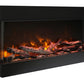 60 - Bay - SLIM – 3 Sided Glass Electric Fireplace - REMII - FireplacesProRemiiElectric Fireplace