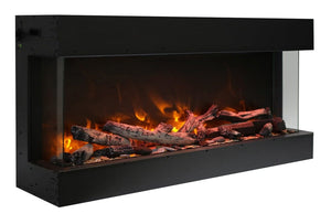 60 - Bay - SLIM – 3 Sided Glass Electric Fireplace - REMII - FireplacesProRemiiElectric Fireplace