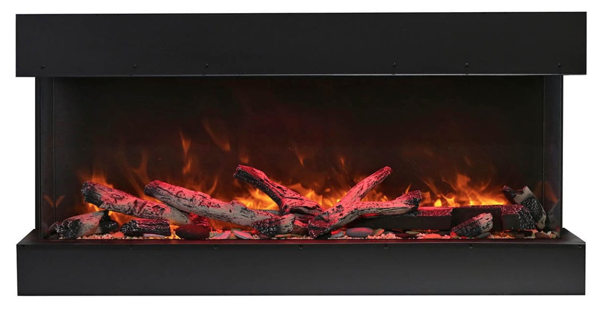 60 - Bay - SLIM – 3 Sided Glass Electric Fireplace - REMII - FireplacesProRemiiElectric Fireplace