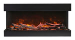 60 - Bay - SLIM – 3 Sided Glass Electric Fireplace - REMII - FireplacesProRemiiElectric Fireplace