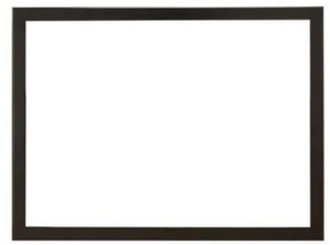 Rectangle, 1.5-in., Oil-Rubbed Bronze, for peninsula fireplace end - DF242BZ - AMERICAN HEARTH