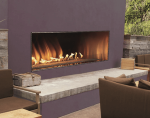Carol Rose Coastal Collection Outdoor Fireplace, Linear 60 NG/LP - AMERICAN HEARTH