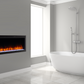 Allusion Platinum - Elevate Your Space with the 50" Recessed Linear Electric Fireplace - SF-ALLP50-BK - SIMPLIFIRE
