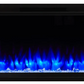 60" Allusion Recessed Linear Electric Fireplace - BK-ALL60-BK - SIMPLIFIRE