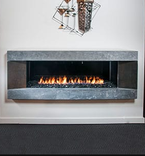 Linear Fireplace, LFP4218 42” x 18” - 96" x 18", Natural Gas  - GOLDEN BLOUNT