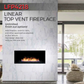 Linear Fireplace, LFP4218 42” x 18” - 96" x 18", Natural Gas  - GOLDEN BLOUNT