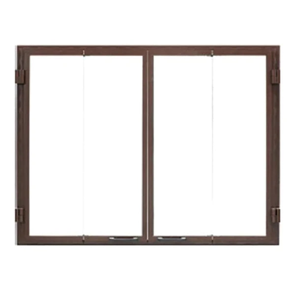 Majestic - Premium outdoor glass bi-fold door with stainless steel construction, bronze finish-ODGF42BZ-B