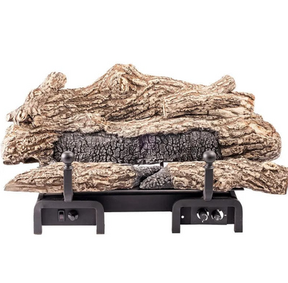 Vent-Free Log Set CR30 with Millivolt Control for Natural Gas (NG) or Liquid Propane (LP) - BUCK STOVE