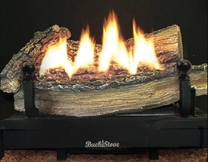 CR8T Vent-Free Log Set with Modulating Valve for Natural Gas (NG) or Liquid Propane (LP) - BUCK STOVE