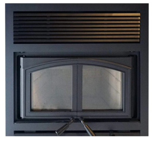Black Door Overlay Options for St. Clair Series Wood Burning Fireplace - WD5BL - EMPIRE STOVE