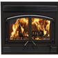St. Clair 4300 - Wood Burning Fireplace with Blower, Metallic Black Finish - WB43FP - EMPIRE STOVE