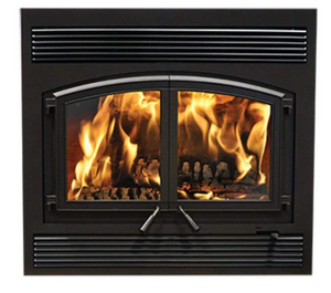 St. Clair 4300 - Wood Burning Fireplace with Blower, Metallic Black Finish - WB43FP - EMPIRE STOVE