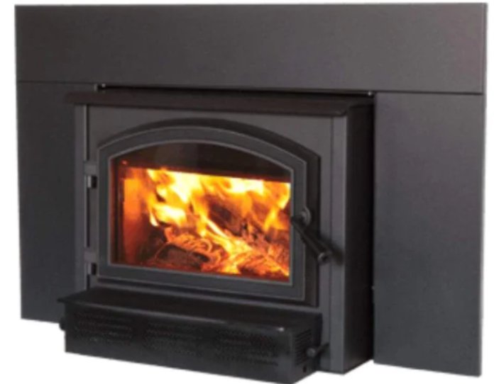 Archway 1700 - Metallic Black Wood - Burning Insert with Blower, 1.9 cu.ft - WB17IN - EMPIRE STOVE - FireplacesProEmpire StoveWood Burning Insert