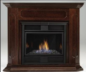 Barrington Wood in Dark Walnut, 300 Size - BWC300 - DW - A - MONESSEN HEARTH - FireplacesProMonessen HearthWood Cabinet