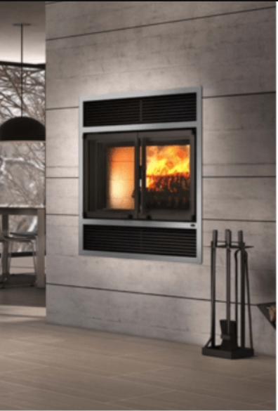 Beaumont Wood Fireplace with Four 7" x 36" Chimney Lengths - FP2S06K - VALCOURT