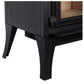 Black Leg Kit with Ash Pan, Straight - WLS1BL - EMPIRE STOVE - FireplacesProEmpire StoveLeg Kit