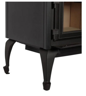 Black Queen Anne Leg Kit with Ash Pan - WLQ1BL - EMPIRE STOVE - FireplacesProEmpire StoveLeg Kit