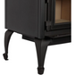 Black Queen Anne Leg Kit with Ash Pan - WLQ1BL - EMPIRE STOVE
