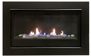 Boston - 36 - Builders Linear Gas Fireplace - LP - SIERRA FLAME - FireplacesProSierra FlameGas Fireplace