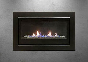 Boston - 36 - Builders Linear Gas Fireplace - LP - SIERRA FLAME - FireplacesProSierra FlameGas Fireplace