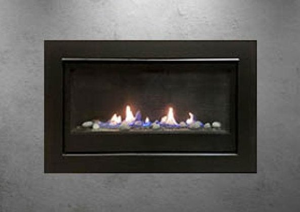 Boston - 36 - Builders Linear Gas Fireplace - NG - SIERRA FLAME - FireplacesProSierra FlameGas Fireplace