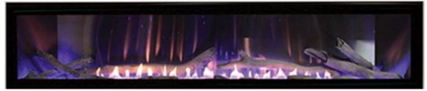 Boulevard Linear Fireplace with Electronic Remote - Natural Gas (NG), 60 inches - White Mountain Hearth - AMERICAN HEARTH - FireplacesProAmerican HearthVent Free Gas Fireplace