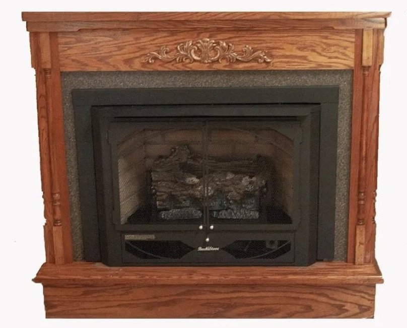 Contemporary Corner Mantel Model 34 (Mantel Only - BUCK STOVE - FireplacesProBuck StoveMantel