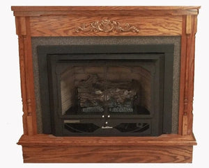 Contemporary Corner Mantel Model 34 (Mantel Only - BUCK STOVE - FireplacesProBuck StoveMantel