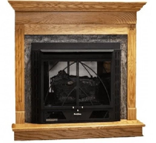 Contemporary Vent - Free Gas Stove Model 34, Natural Gas (NG) / Liquid Propane (LP) - BUCK STOVE - FireplacesProBuck StoveVent Free Gas Stove