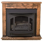 Dark Oak Standard Mantel - Model T - 33 - BUCK STOVE - FireplacesProBuck StoveMantel