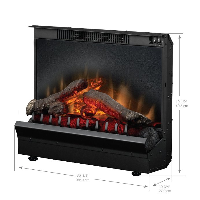 Deluxe 23 inches Electric Fireplace Insert - DIMPLEX - FireplacesProDimplexElectric Fireplace Insert