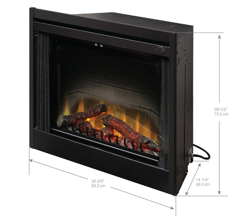 Deluxe Built - in Electric Firebox: 33 Inches - DIMPLEX - FireplacesProDimplexElectric Firebox