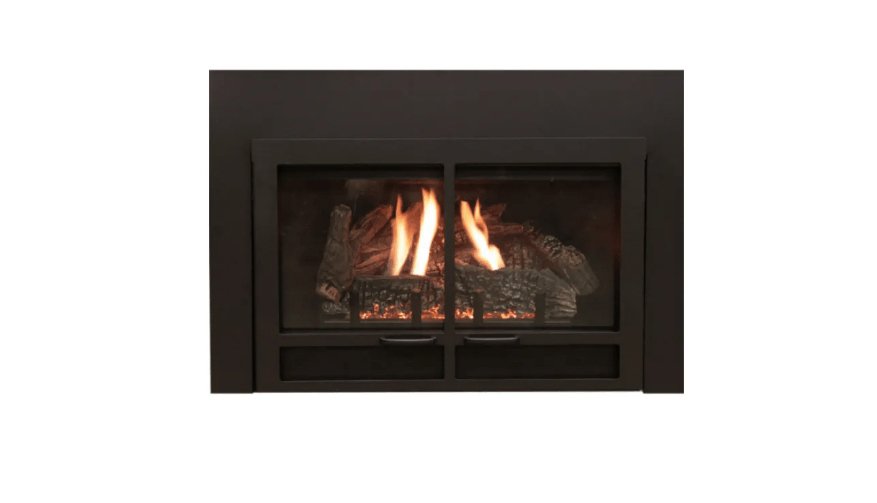 Empire White Mountain Hearth Doors, Black, Transom (non - operable) - DFD28DBL - FireplacesProWhite Mountain HearthFront