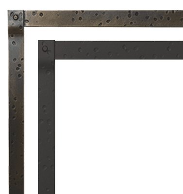 Empire White Mountain Hearth Forged Iron Frame, Black - DFF48LBL - FireplacesProWhite Mountain HearthForged Iron Frame